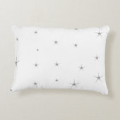 Cute pastel background Polka dots Nursery Blue アクセントクッション (裏面)