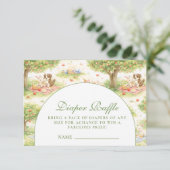Cute Pastel Barnyard Celebration Diapper Raffle エンクロージャーカード (スタンド正面)