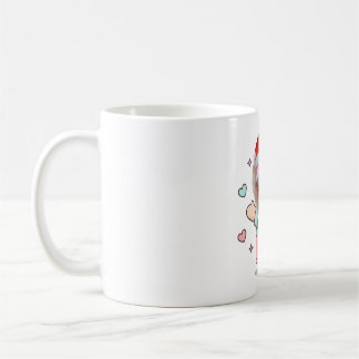Cute Pastel Cartoon Character Mug Wrap with Blank  コーヒーマグカップ