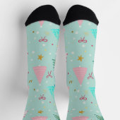 Cute Pastel Christmas Socks ソックス (上部)