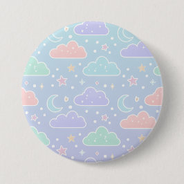 Cute Pastel Cloud Enamel Pin 缶バッジ