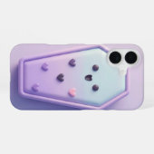 Cute Pastel Coffin Kawaii Halloween Case iPhone 16ケース (裏面横)