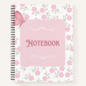 Cute Pastel Diary Notebook | Soft Aesthetic Journa ノートブック (正面)