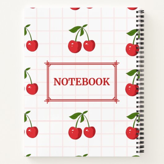 Cute Pastel Diary Notebook | Soft Aesthetic Journa ノートブック (裏面)