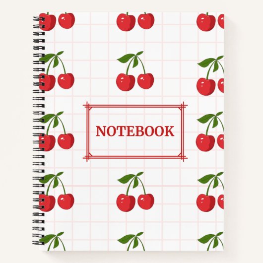 Cute Pastel Diary Notebook | Soft Aesthetic Journa ノートブック (正面)