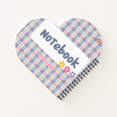 Cute Pastel Diary Notebook | Soft Aesthetic Journa ノートブック (裏面)