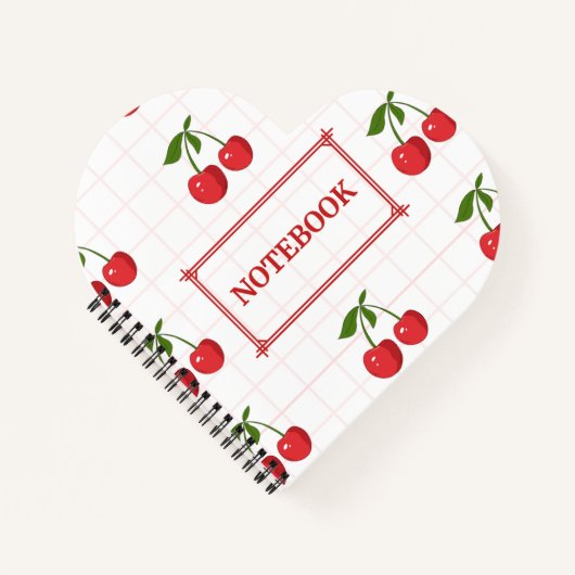 Cute Pastel Diary Notebook | Soft Aesthetic Journa ノートブック (正面)