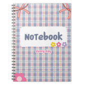 Cute Pastel Diary Notebook | Soft Aesthetic Journa ノートブック (正面)
