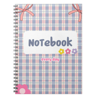 Cute Pastel Diary Notebook | Soft Aesthetic Journa ノートブック