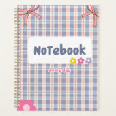 Cute Pastel Diary Notebook | Soft Aesthetic Journa プランナー手帳 (正面)