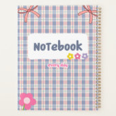 Cute Pastel Diary Notebook | Soft Aesthetic Journa プランナー手帳 (裏面)