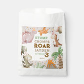 Cute Pastel Dinosaur Birthday Party  フェイバーバッグ (正面)
