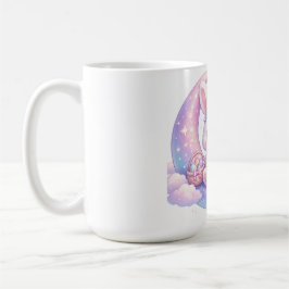 Cute Pastel Easter Bunny Mug – Moon Aesthetic コーヒーマグカップ