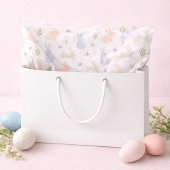 Cute Pastel Easter Bunny Spring 薄葉紙