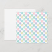 Cute Pastel Easter Eggs Pattern  セーブザデート (正面/裏面)