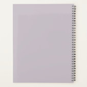 Cute pastel floral abstract Planner プランナー手帳 (裏面)