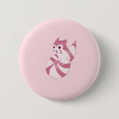 Cute Pastel Furret Design 缶バッジ (正面)
