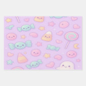 Cute Pastel Ghost Halloween, ラッピングペーパーシート (正面3)