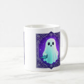 Cute Pastel Ghost Mug コーヒーマグカップ (正面右)