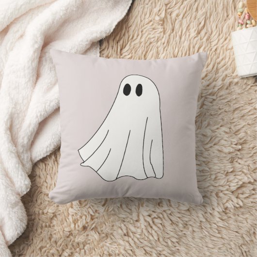 Cute Pastel Ghost Pattern クッション (ブランケット)