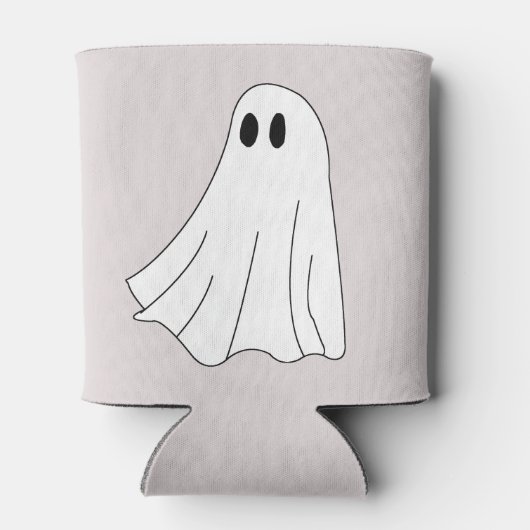Cute Pastel Ghost Pattern 缶クーラー (裏面)