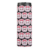 Cute Pastel Goth Skull with Bow タンブラー (裏面)