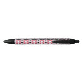 Cute Pastel Goth Skull with Bow 黒ボールペン (裏面)