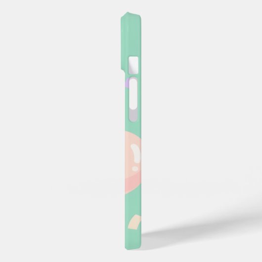 Cute pastel green with balloons Case-Mate iPhoneケース (裏面 / 左)