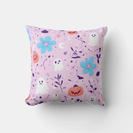 Cute Pastel Halloween Ghost Pillow クッション