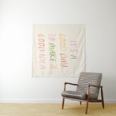 Cute Pastel Hand Lettering Motivational Quote Art タペストリー (インサイチュ(横))