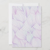 Cute Pastel Jellyfish Birthday Party Invitation 招待状 (裏面)