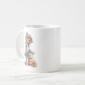 Cute Pastel Kitten Macaron Lover Coffee Mug コーヒーマグカップ (正面左)