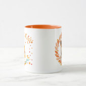 Cute Pastel Orange Shiba Inu | Custom Christmas マグカップ (中央)