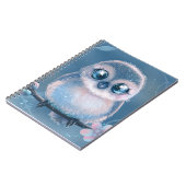 Cute Pastel Owl Art Notebook ノートブック (左側)