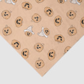 Cute Pastel Pumpkin Halloween Pattern Wrapping Pap 薄葉紙 (詳細)