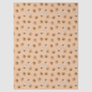 Cute Pastel Pumpkin Halloween Pattern Wrapping Pap 薄葉紙