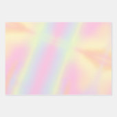 Cute Pastel Rainbow Marbled Patterns ラッピングペーパーシート (正面3)