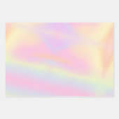 Cute Pastel Rainbow Marbled Patterns ラッピングペーパーシート (正面2)