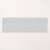 Cute Pastel Rainbow Pattern Yoga Mat ヨガマット (正面(横))