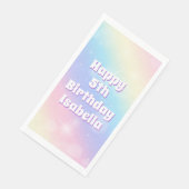 Cute Pastel Rainbow Sparkle Girls Birthday Party (コーナー)