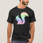 Cute Pastel Rainbow Squirrel Tシャツ (正面)