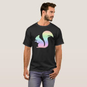 Cute Pastel Rainbow Squirrel Tシャツ (正面フル)