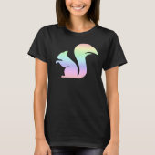 Cute Pastel Rainbow Squirrel Tシャツ (正面)