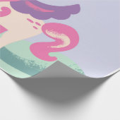 Cute Pastel Unicorn Wrapping Paper – Kids Birthday ラッピングペーパー (角)