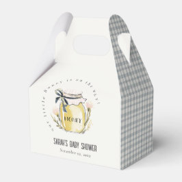 Cute Pastel Watercolor Honey Jar Baby Shower フェイバーボックス