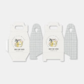 Cute Pastel Watercolor Honey Jar Baby Shower フェイバーボックス (折り畳みなし)