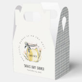 Cute Pastel Watercolor Honey Jar Baby Shower フェイバーボックス (オープン)