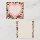 Cute Pastry Confections Sweets エンクロージャーカード (正面/裏面)