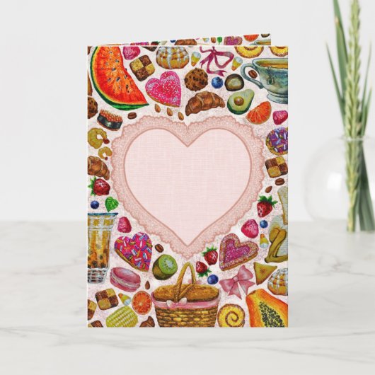 Cute Pastry Confections Sweets カード (正面)