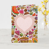 Cute Pastry Confections Sweets カード (黄色い花)